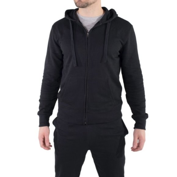 Men's 2-piece French Terry Hoodie and Jogger Set - Picture 2 of 6